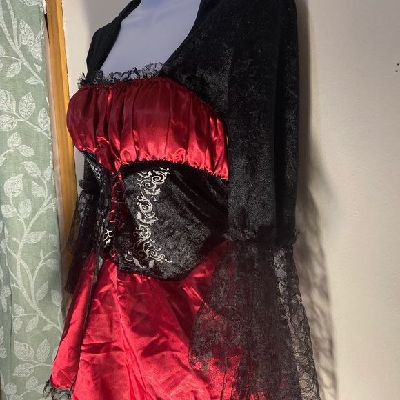 Gothic Vampire/Witch Corset Dress - Picture 3 of 3